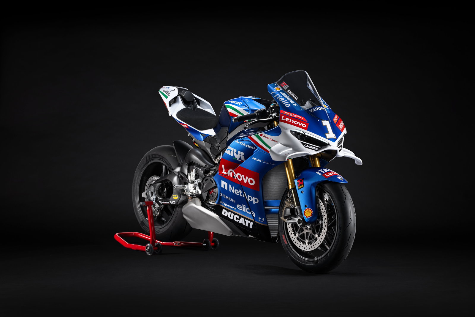 The Ducati Panigale V4 Tricolore Italia